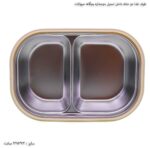 ظرف غذا دو خانه داخل استیل دوجداره بچگانه حیوانات 6