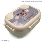 ظرف غذا دو خانه داخل استیل دوجداره بچگانه حیوانات 8