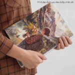دفتر خط دار بزرگسال مجلد سیمی 100 برگ جهان کد 907 7