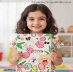 دفتر خط دار بچگانه فانتزی سیمی 80 برگ دخترانه شفیعی کد 114 11